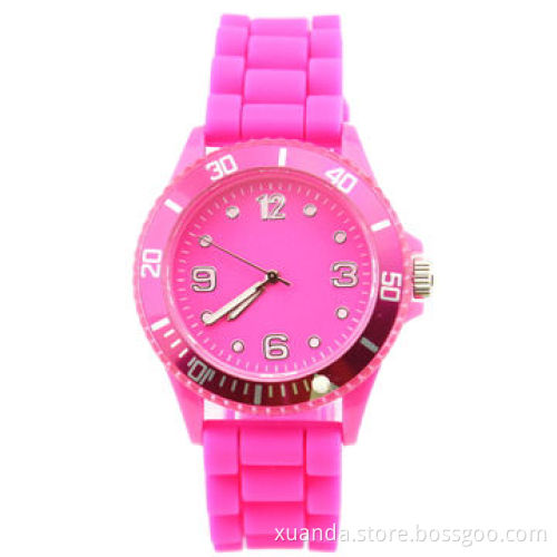5ATM waterproof Japan movement silicone analog watches